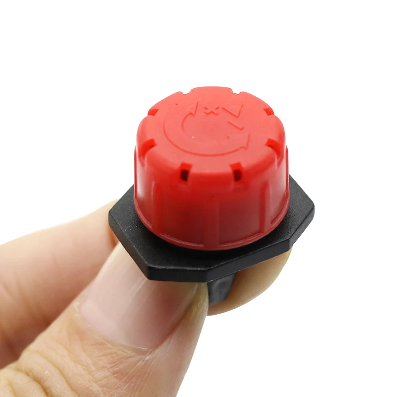 50PCS Eight-hole Emitter Dripper Water Flow Micro Sprinkler Dripper Red Drip Garden Irrigation Watering Anti-clogging Emitters