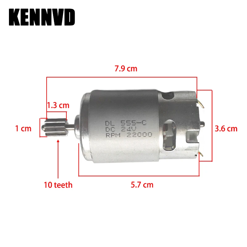 24V RS555 200W kinder elektrische spielzeug auto motor,24V DC motor für kinder fahrt auf auto, 24V motor für kinder elektrische fahrzeug