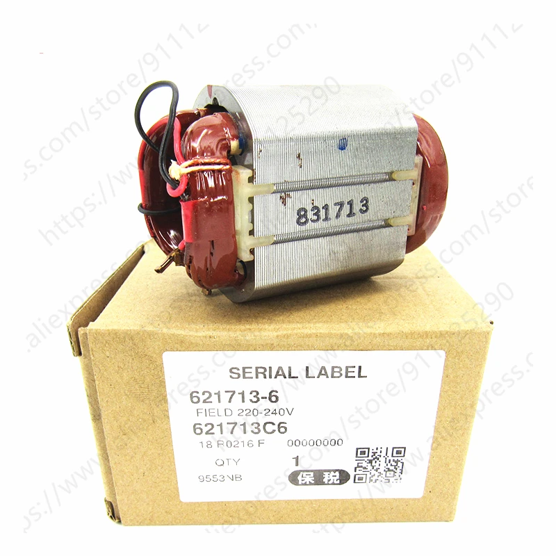 Bidang Stator untuk MAKITA 9553HN 9553NB 9554NB 9554HN 9555NB 9555HN 9555HN ESS061P110 621713-6 627080-7 Aksesoris Alat Listrik