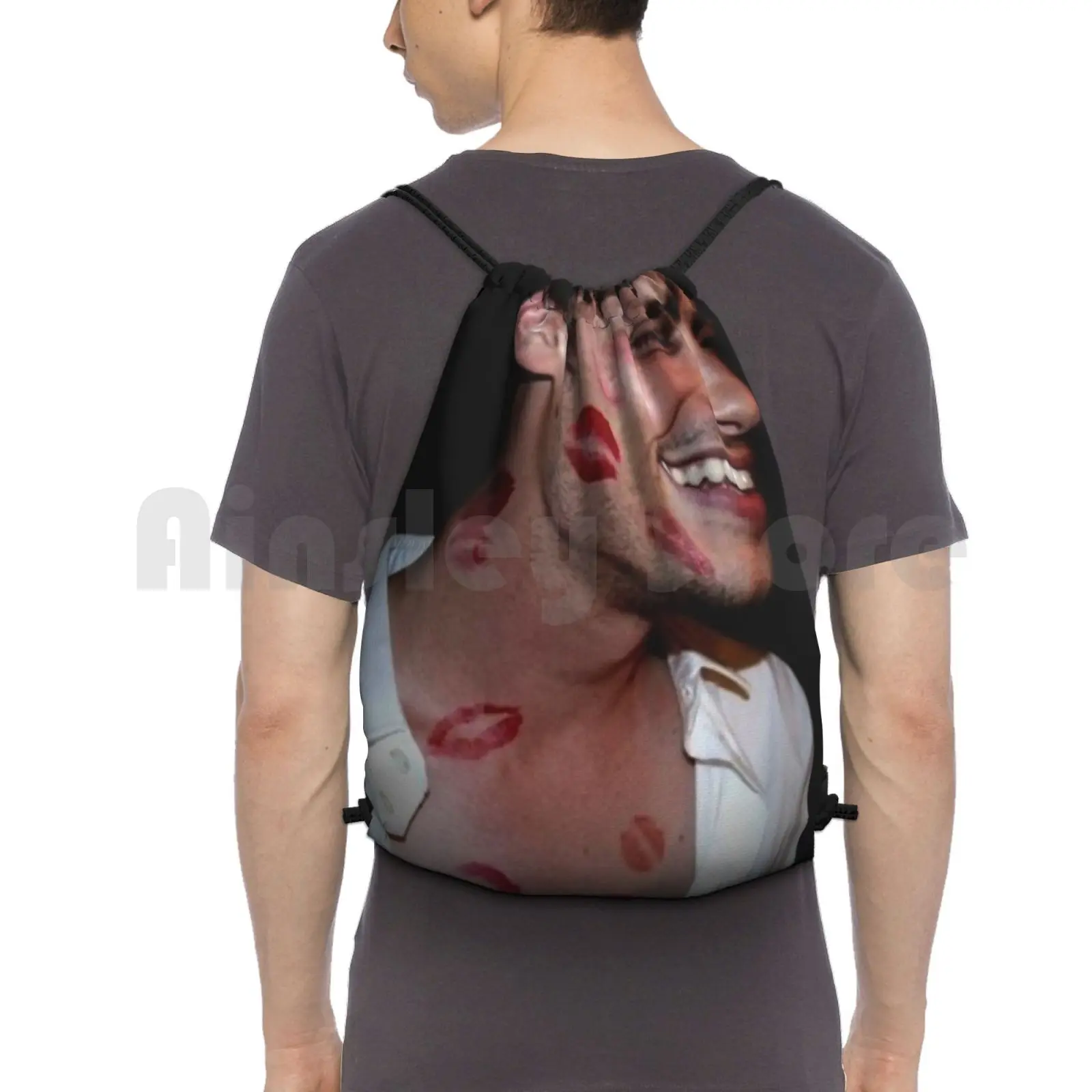 

Matthew Gray Gubler Backpack Drawstring Bag Riding Climbing Gym Bag Matthew Gray Gubler Mgg Criminal Minds Spencer Reid Reid