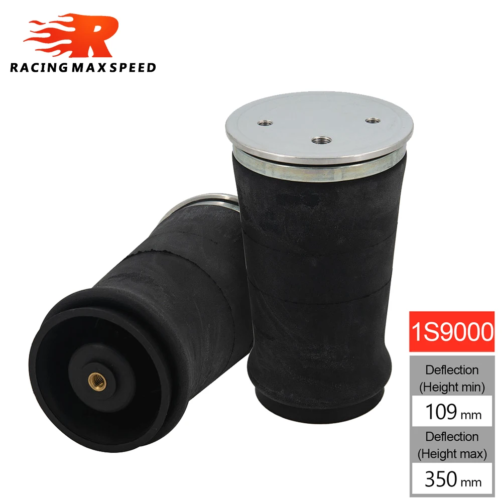 2PCS Air Ride Springs Suspension OEM W21-760-9000 Air Single Port Truck Rubber Shock Absorption Bag Car Accessories