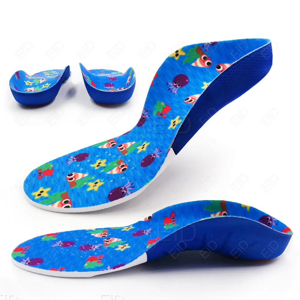 EiD Children shoes Orthopedic insoles for Sport Flat Foot Arch Support O/X Leg corrected Kids Orthotics pads Feet Care Inserts