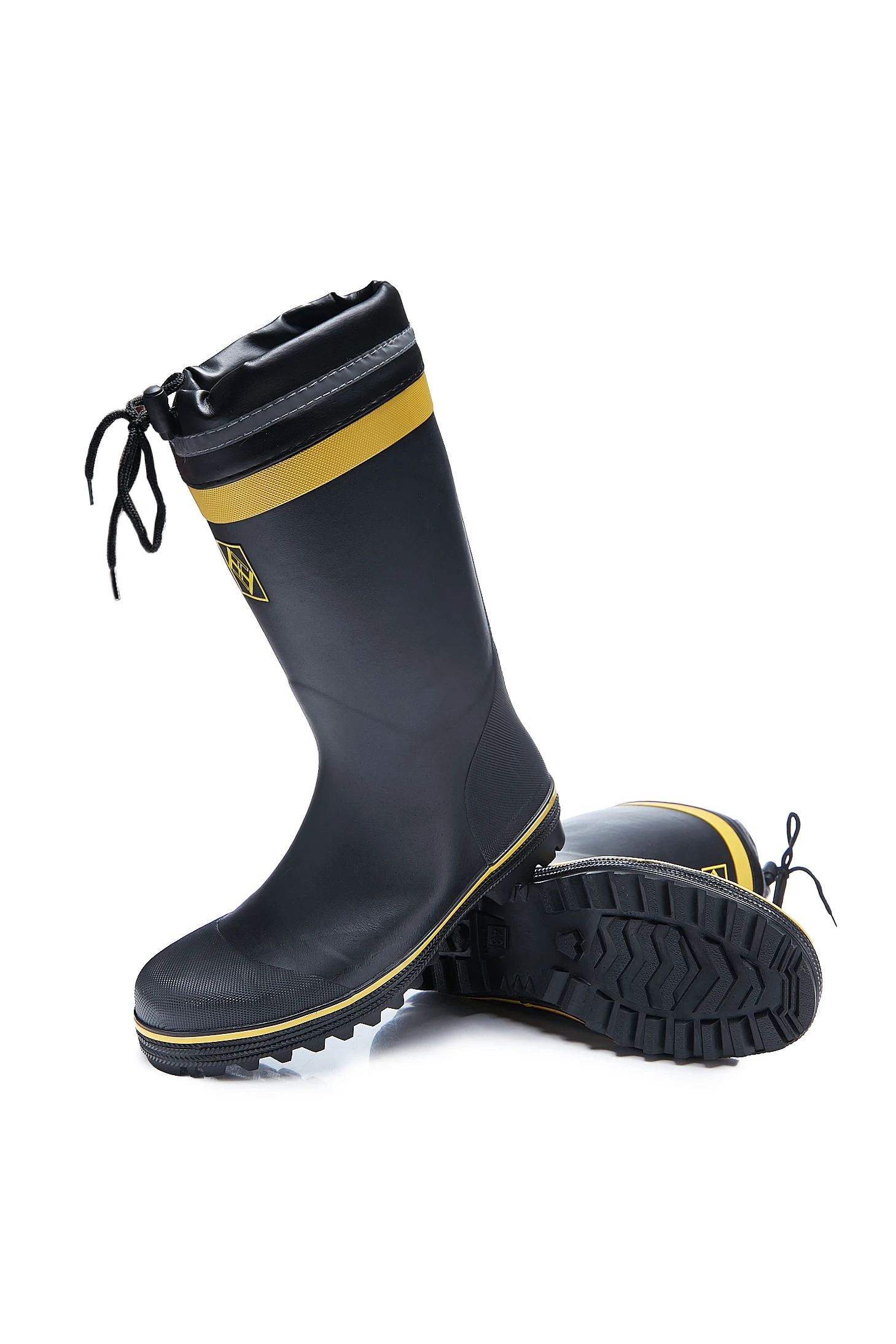 New Men Hunting Garden Steel Cap Shoes Iron Insert Bottom Sole Anti-Slip Middle Rain Boots Waterproof Puncture Resistant