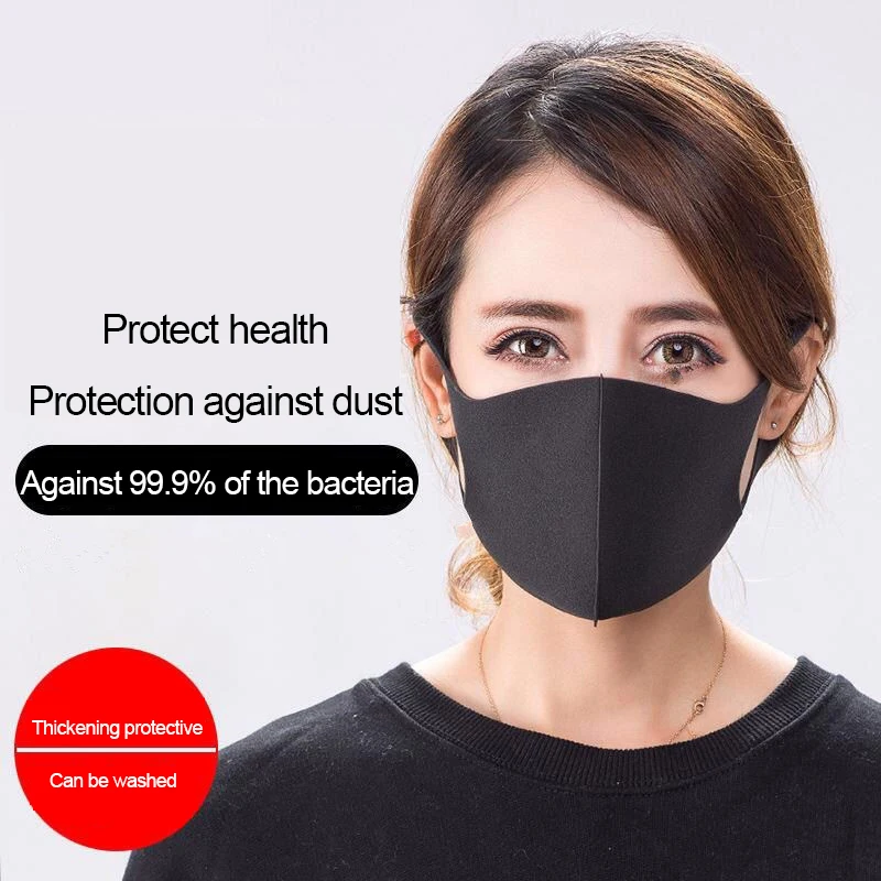 

Masks men and women fashion ice silk masks anti-haze sun protection riding sports warm mask cotton dust