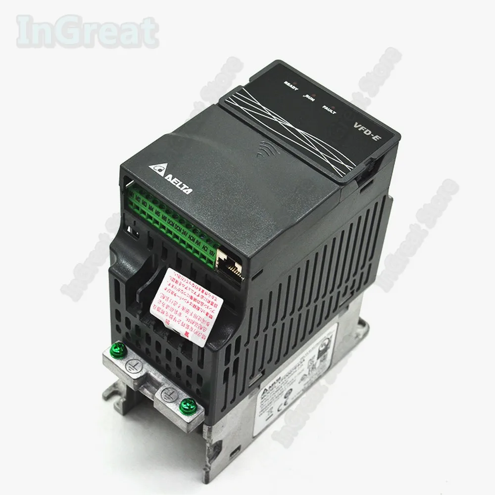 

Delta 7.5KW 3PH 380V 460V 10hp & PLC EMI Filter Brake Resistor VFD-E VFD075E43A Inverter Driver VFD Router CNC Lathe Escalator