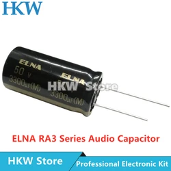 6pcs ELNA RA3 Series 50V 3300UF 18X35MM Electrolytic Capacitor 3300UF50V 3300UF50V 18*35mm
