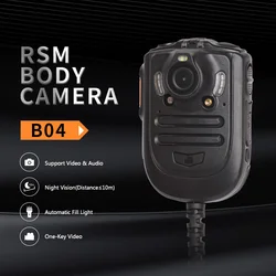 Inrico B04 Unlimited Walkie Talkie Wireless Microphone Body Camera Infrared Night Vision PTT Mini Portable Speaker Two Way Radio