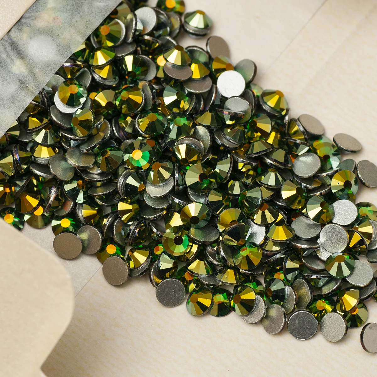 YANRUO 2058NoHF Alle Farben SS16-SS30 Nicht Heißfixierbare Näh-Strasssteine aus Glas-Kristall 3D Nagelkunst-Strasssteine für Kleider und Kleidung – Detail 18