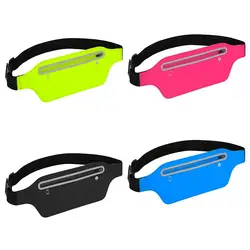 Sports Waist Bag Pack Purse Waterproof Running Cycling Anti-theft Waist Storage Bag Phone Holder Bag Outdoor Accessories