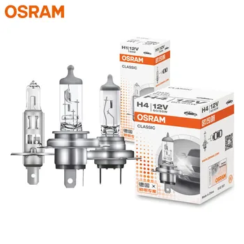OSRAM H1 H4 H3 H7 12V Standart Lamba Beyaz Işık Orijinal Far Otomatik Sis Lambası 55W 9003 HB2 Araba Halojen Ampul OEM Kalite (1 adet)