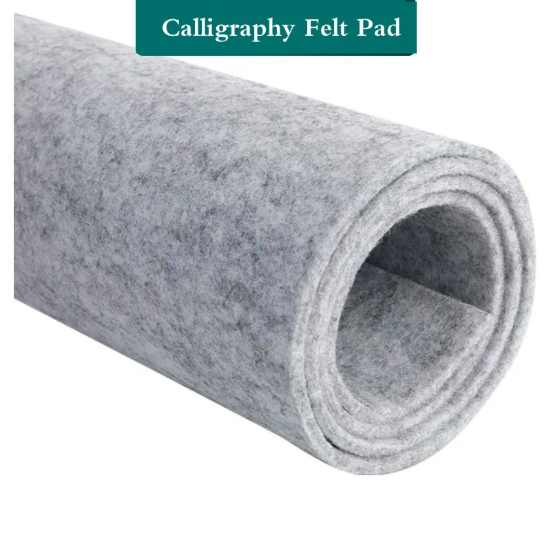 Chinese Thick Calligraphy Felt Pad Peinture Feutre Brush Painting Woolen Felt Pad Thicken Soft Washable Woolen Table Mat 5mm