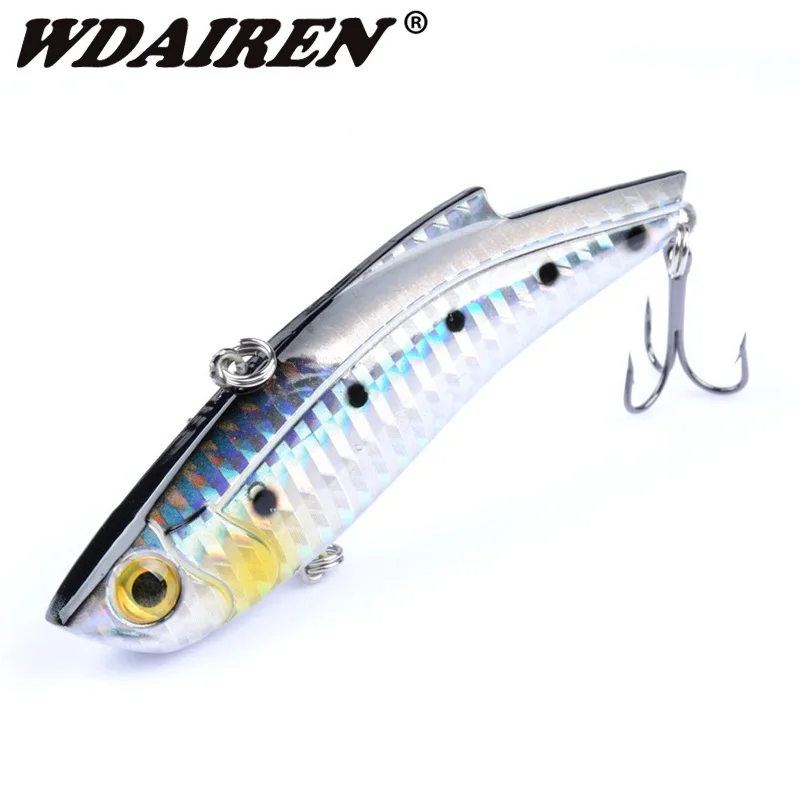 1Pcs VIB Winter Ice Sea Fishing Lures 9cm 26.5g Hard Crankbait Wobblers Artificial 5 Colors Trolling Carp Fishing Accessories