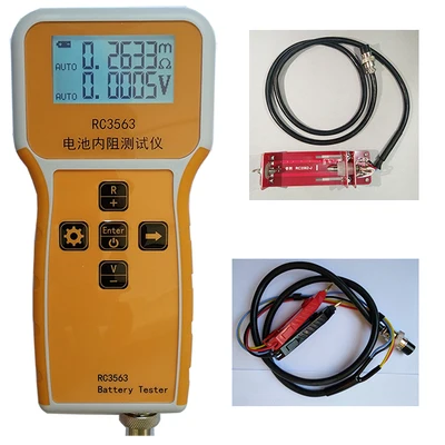 Высокоточный тестер внутреннего сопротивления для электромобиля RC3563, тестер литиево-свинцово-кислотных аккумуляторов переменного тока с четырьмя проводами