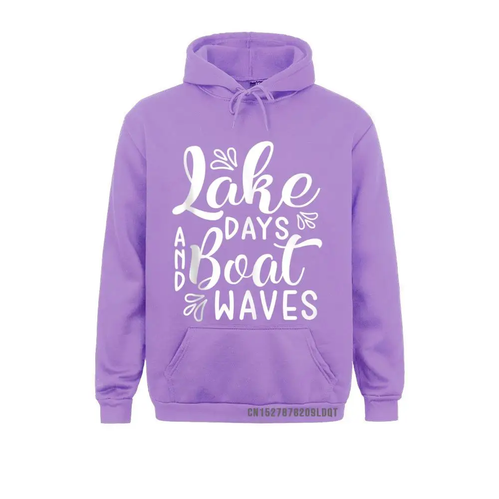 Brand New Men Sweatshirts Lake Days And Boat Waves Campin Lake Fishin Hiking Funny Printed Hoodies Autumn Clothes