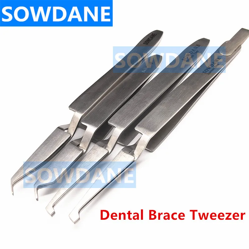 Denta Orthodontic Bracket Buccal Tube Bonding Tweezer Holder Placer Instrument Dentist Tool Autoclavable