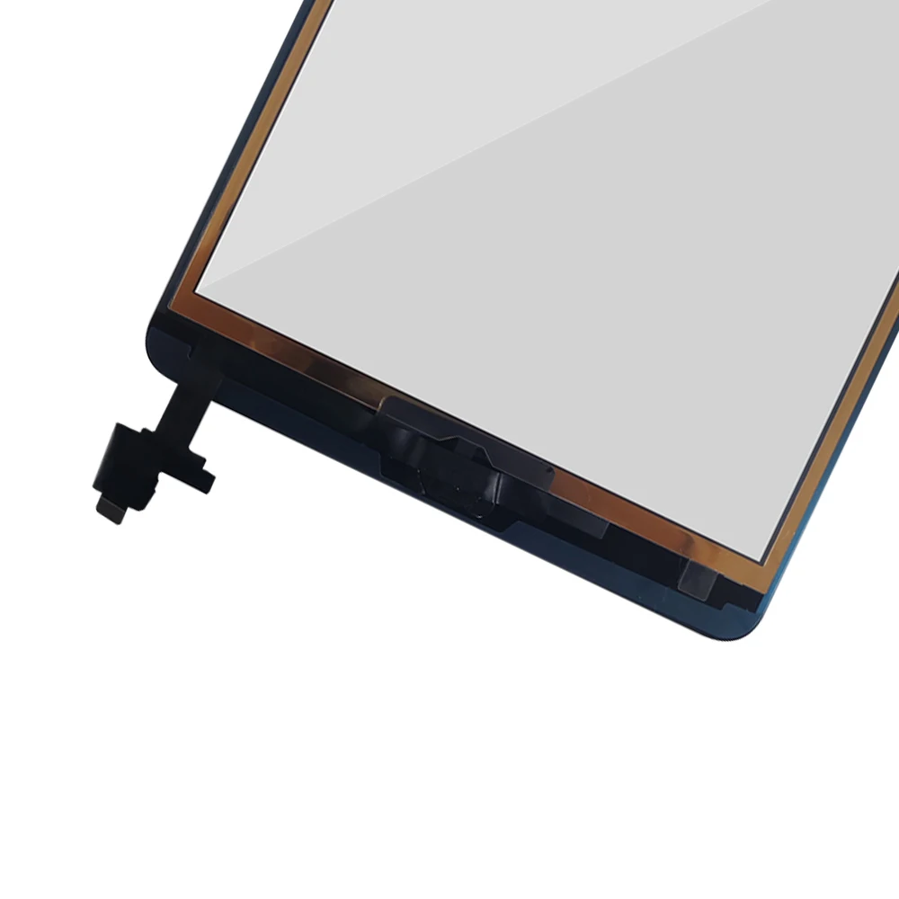 Glass Touch For iPadMini 1 Mini 2 Mini 3 A1489 A1490 A1491 Touch Screen Digitizer With IC Chip Connector Flex With Key