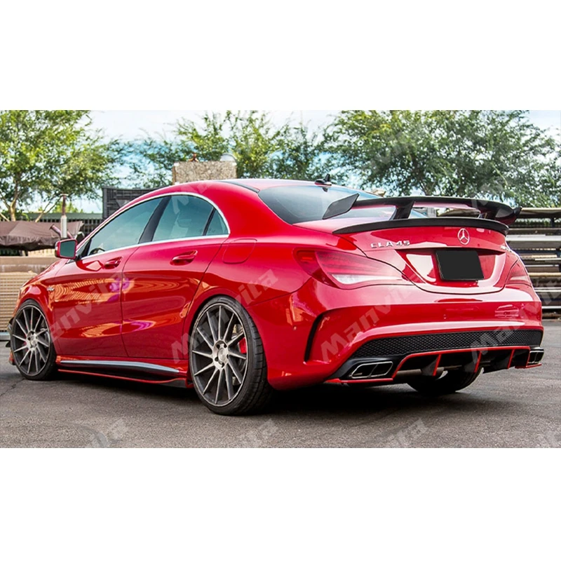 GT Spoiler Wing Lid For Mercedes - Benz CLA CLASS W117 CLA45 Carbon Fiber Rear Trunk Spoiler 2013 2014 2015 2016