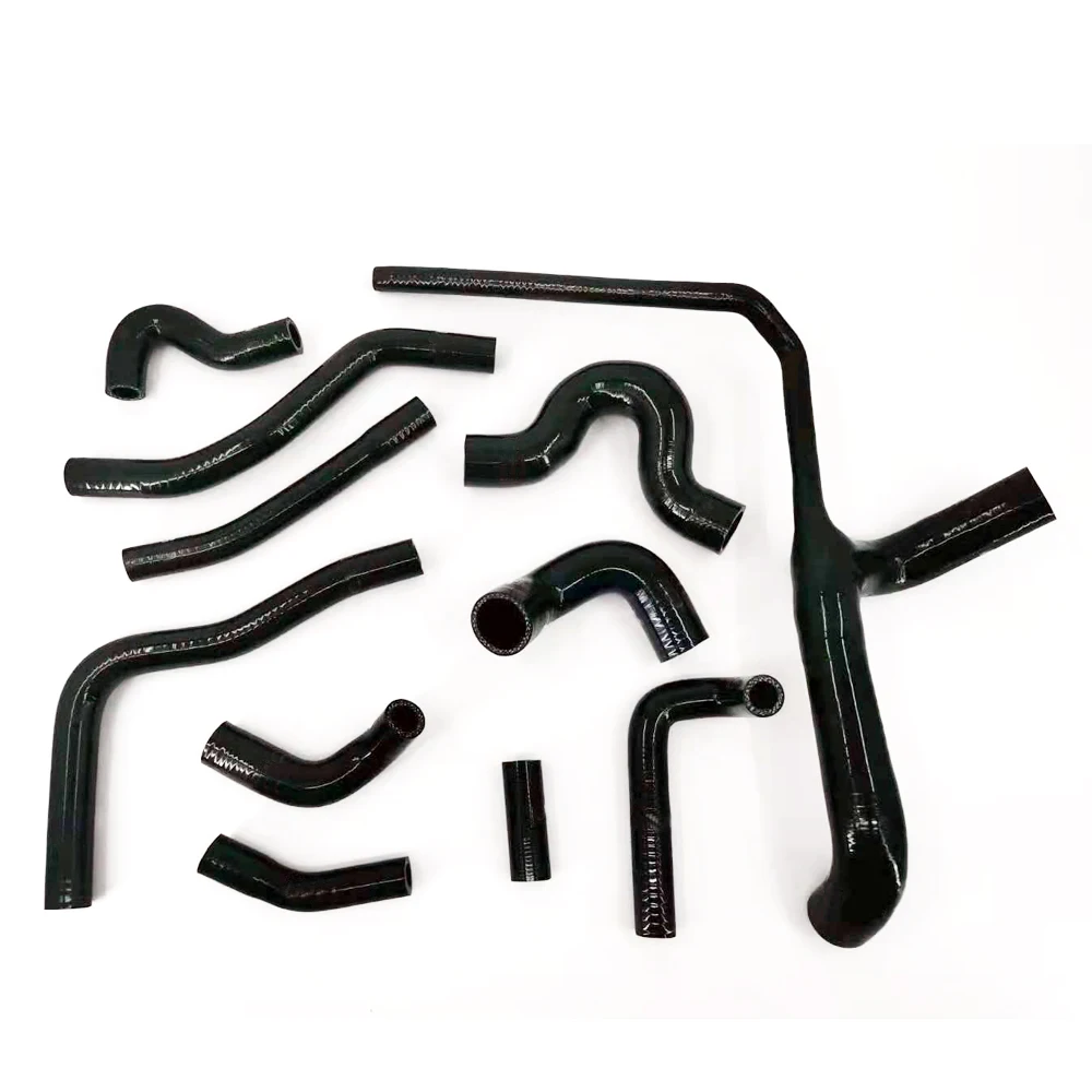 11PCS Replacement For AUDI 100 (S4/S6) C4(4A) AAN/S4 91-94/S6 95-97 Silicone Radiator Exhaust Pipe  Kit