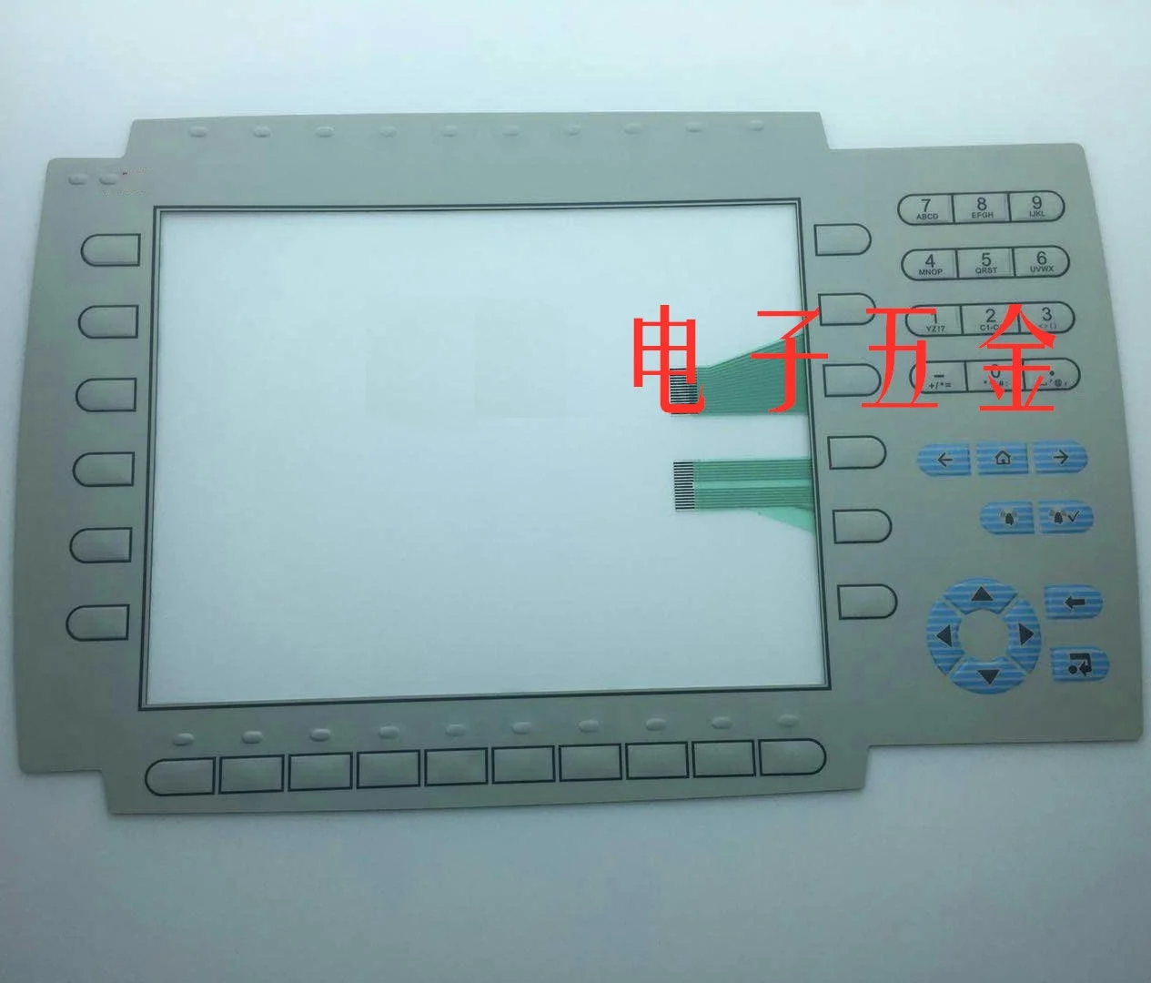 AB0B operator button panel, membrane switch