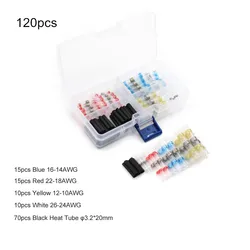 20/50/120pcs Wire Connectors Seal Sleeve Tube Heat Shrink Solder Waterproof for Car Motorcycle Home Cable Connect