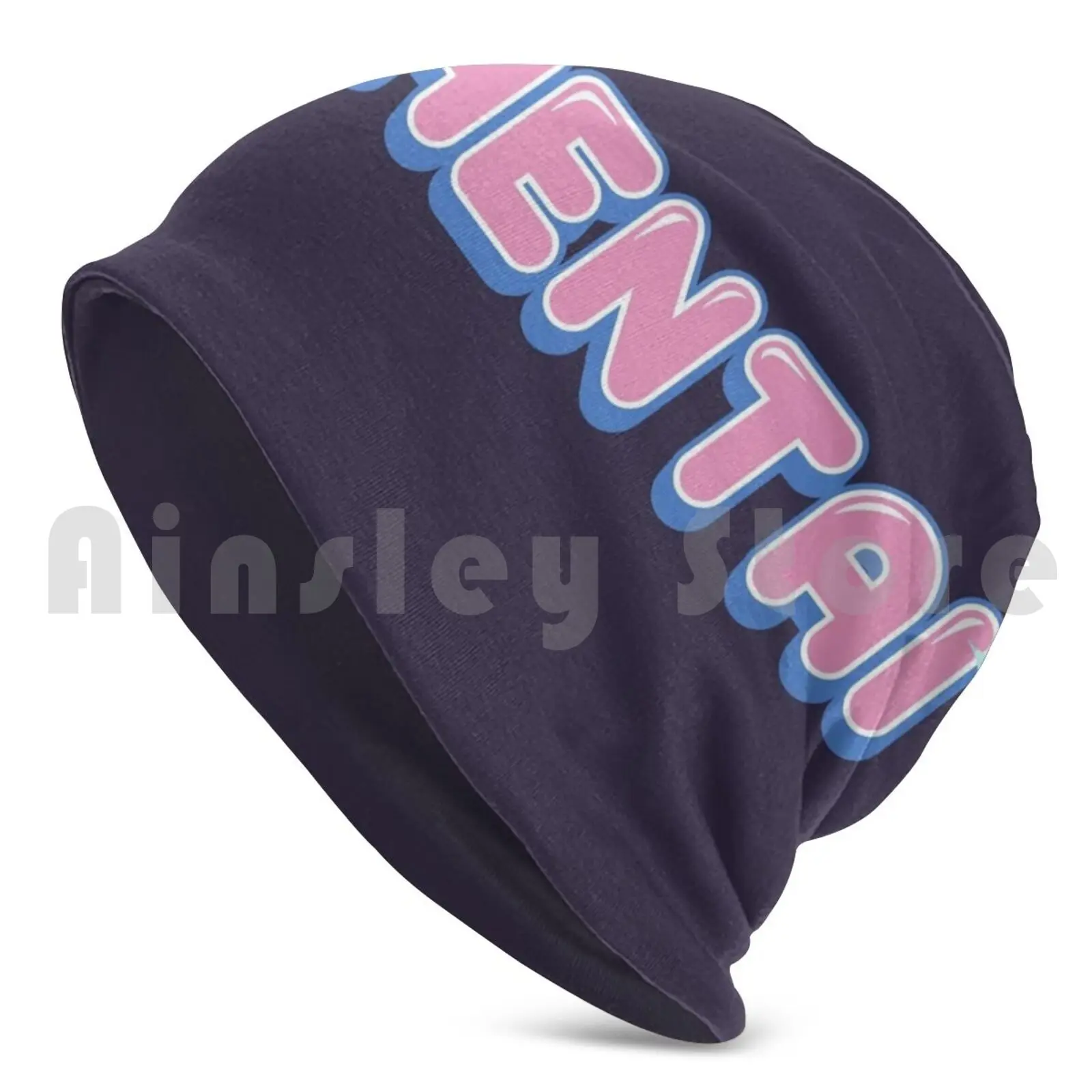 Hentai Beanie Hedging Cap DIY Print Cushion Hentai Manga Anime Funny Parody Colors Pink Kawaii Cute Adorable Blue White