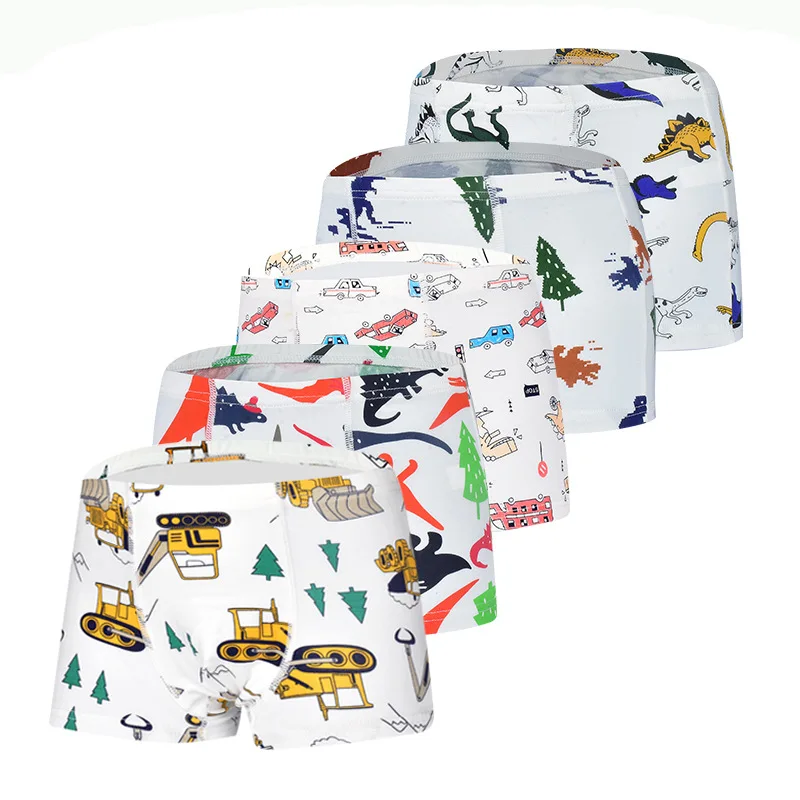 

5 Pieces/Lot Boys Underwear Cartoon Cotton Children Panties for Baby Boys Boxers Underpants Boys Shorts 1-12 Year