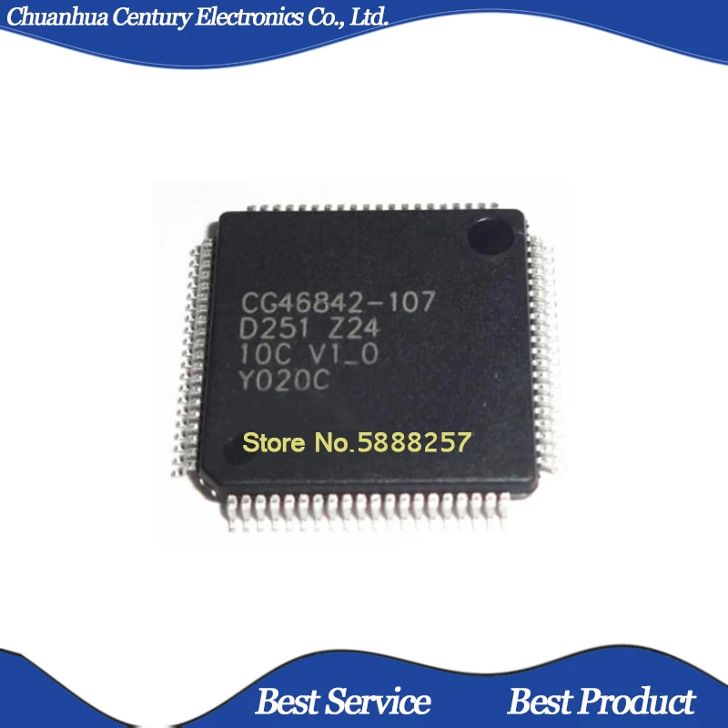 

1 Pcs CG46842-107 QFP80 New and Original In Stock