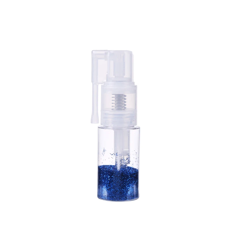 Empty Glitter Duster Spray Pump Bottle Portable Dry Powder Dispenser For DIY Scrapbooking Color Cards Making 14/35 ML Clear