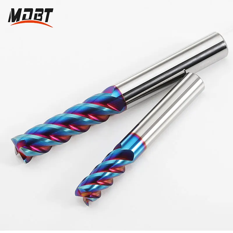 Fresa HRC65 fresa in metallo duro 1-12mm 4 flauti fresa per utensili fresa CNC