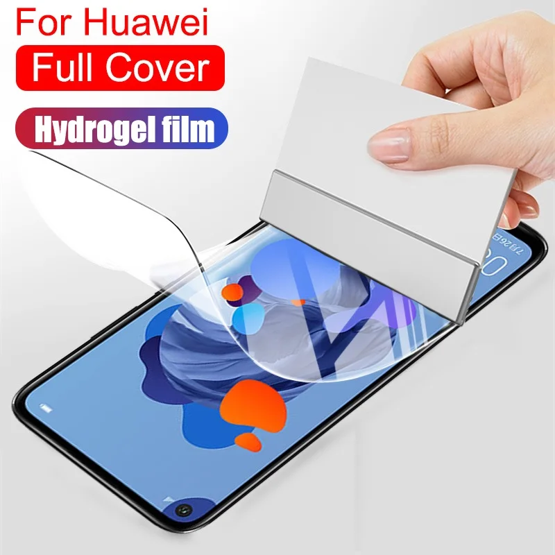 9H Protective For Huawei Y5P Y6P Y7P Y8P Y6S Y7S Y8S Y9S Y5 Lite Y6 Y7 Y9 Prime 2018 2019 Hydrogel Film Screen Protector