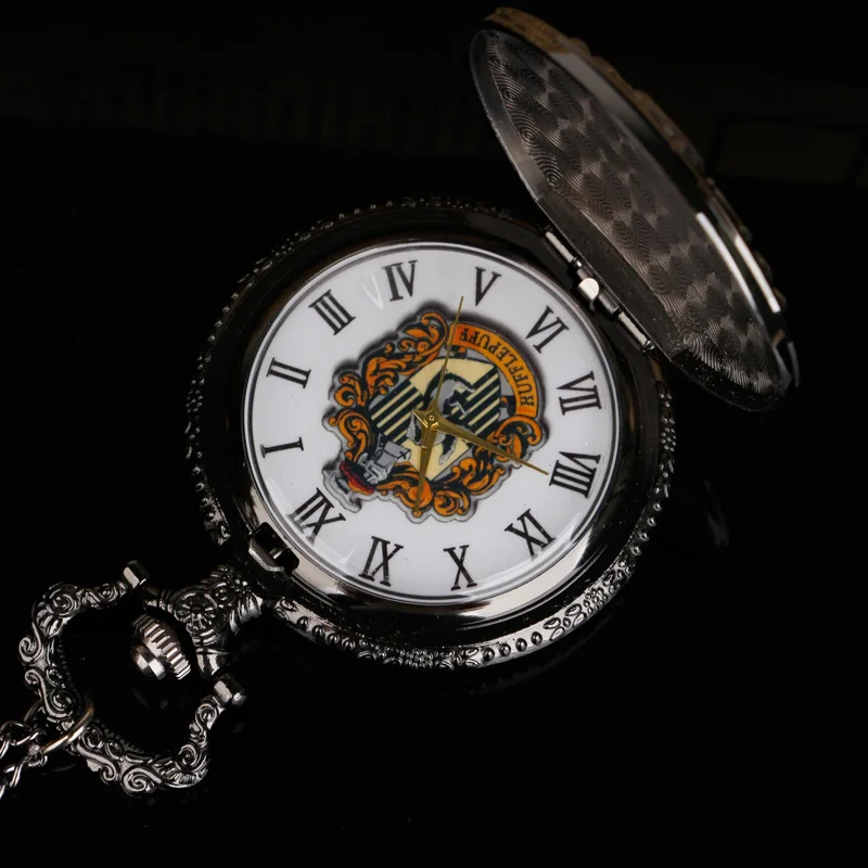 Кварцевые карманные часы с цветным циферблатом