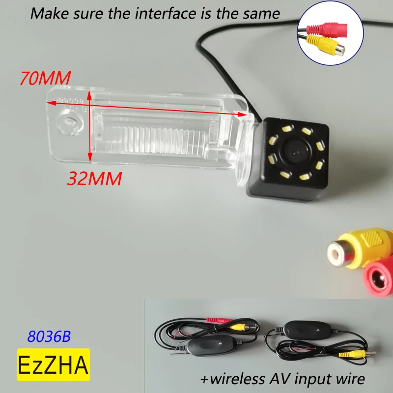 

EzZHA HD CCD Starlight парковочный HD Автомобильный задний вид 4 8 12 Светодиодная камера для Audi S5 Q7 A8 A6 A4 A3 2008-2014 автомобильный монитор заднего вида