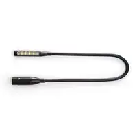 Luz XLR con cuello de cisne, lámpara de consola LED de 12 voltios y 18 pulgadas para mezcladores (XLR de 12 V de 4 pines)
