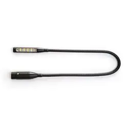 Luz XLR de cuello de cisne para mezcladores, lámpara de consola LED de 12 voltios y 18 pulgadas, 4 pines, 12 V, XLR