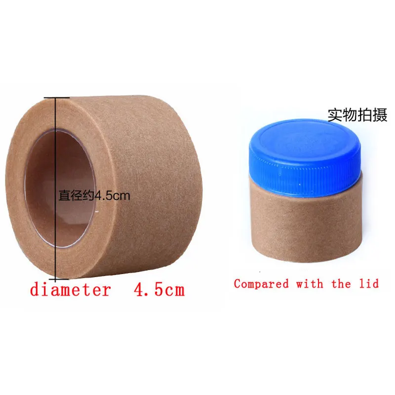 1Roll 450cm Breathable Under Eyelash Pads Brown Lint Free Paper Patch Medical Tape Non-woven Sticker Wrap Eyelash Extension Tool