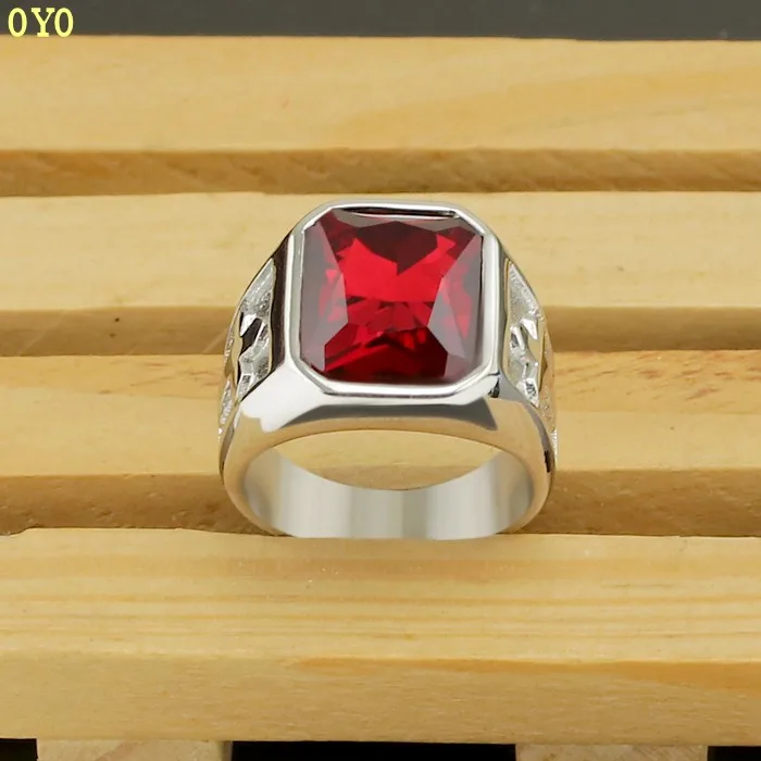 100% 925 sterling silver gemstone ring