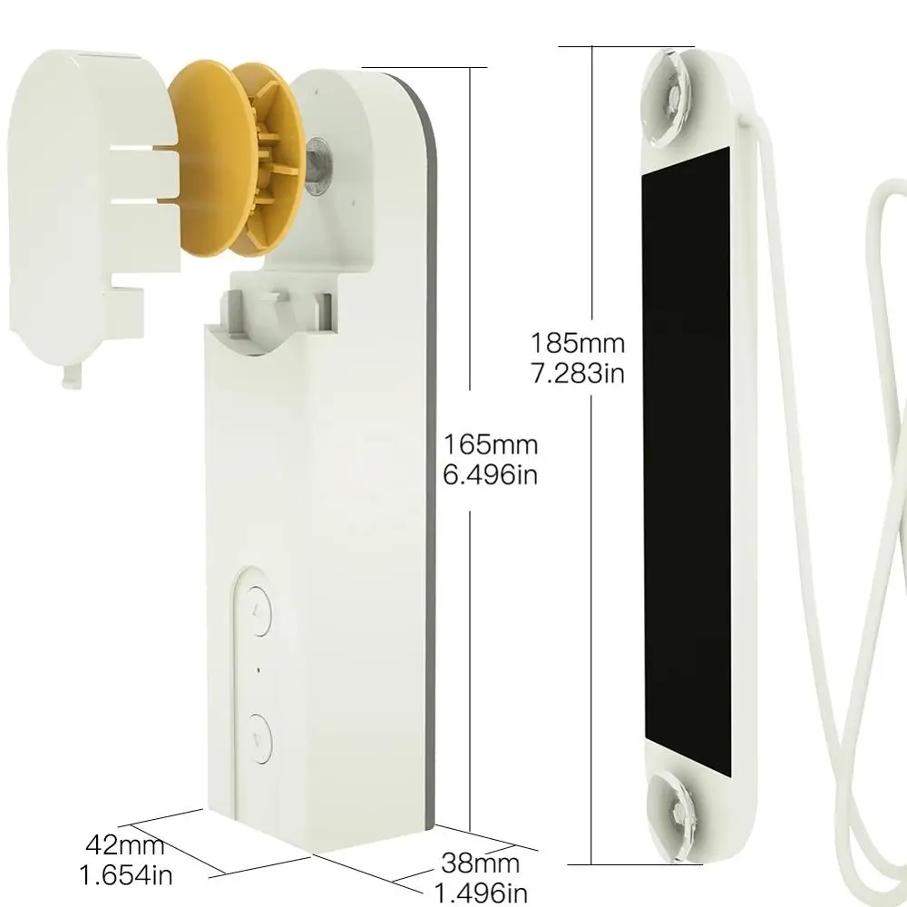 DIY Smart Motorized Chain Roller Blinds Shade Shutter Drive Motor Powered By Solar Panel and Charger Bluetooth APP Control