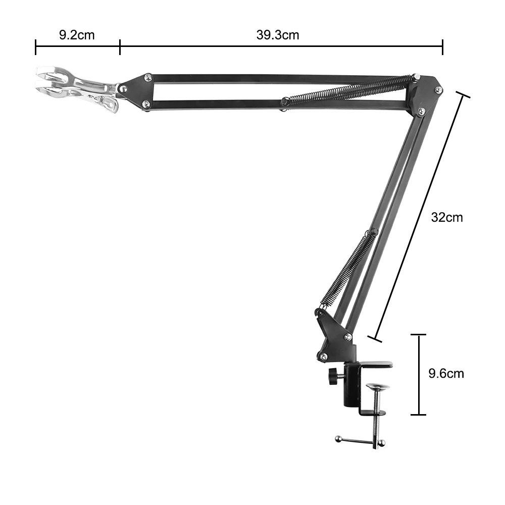 Hot air gun bracket Desktop folding stable bracket long arm 360 degree rotating heat gun bracket 3 axis bracket universal tools