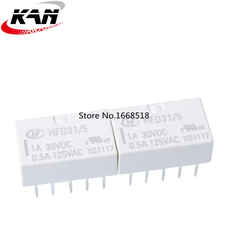 2PCS/lot  Relay  HFD31-5VDC  HFD31-12VDC  HFD31-24VDC  HFD31/5  HFD31/12  HFD31/24  10PIN