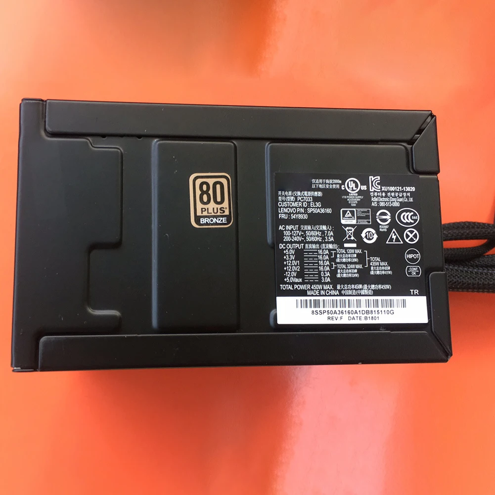 

Для Lenovo Y900 Y700 K450E блоки питания, PC7033-EL3G 54Y8930 450 Вт, двойная видеокарта, 6-контактный блок питания