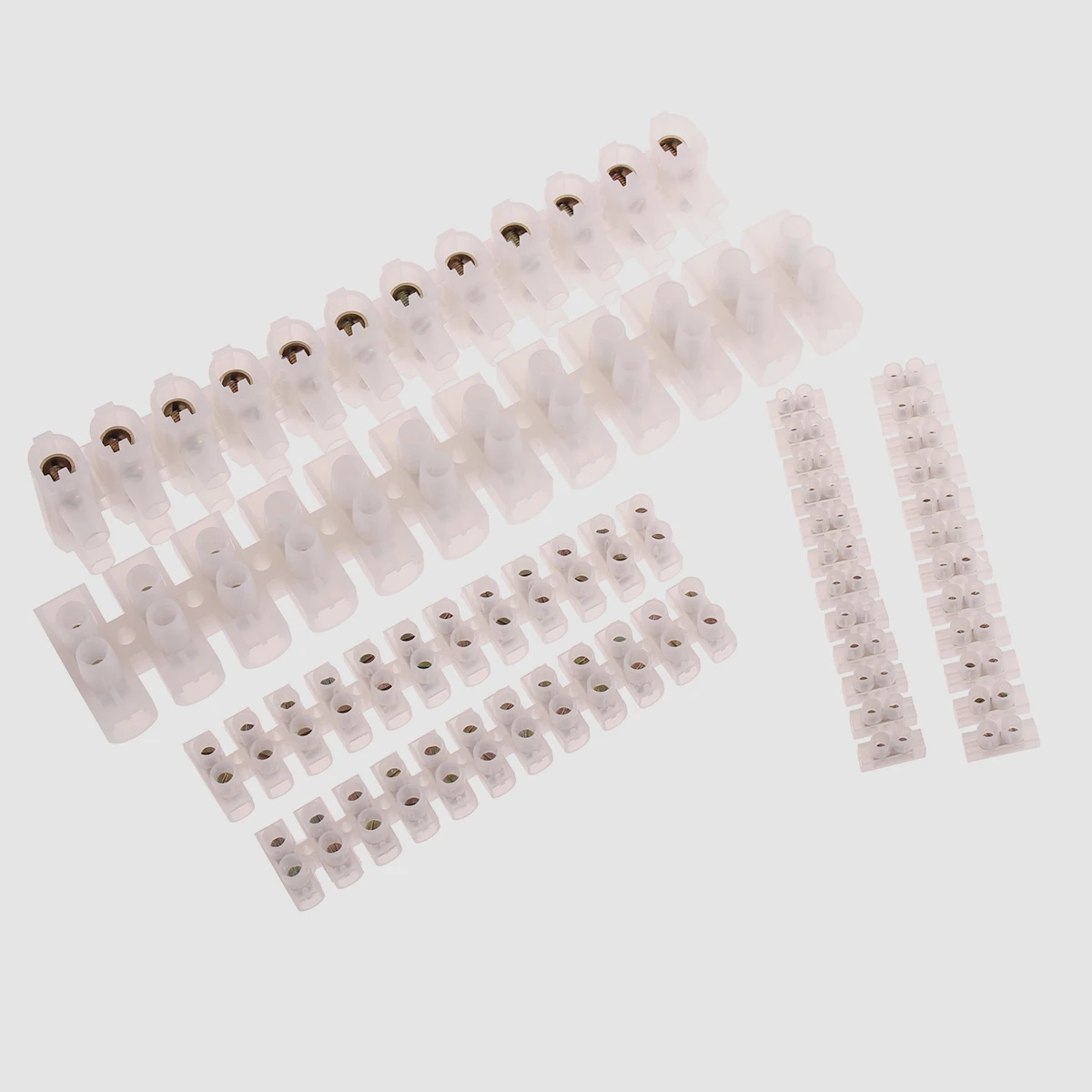 Dual Row 12 Position Plastic Terminal Block Wire Connector Screw Electric Barrier Strip X3-0512 X3-1012 X3-2012 X3-3012 X3-6012