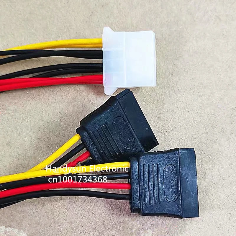 Adaptador IDE hembra Molex de 4 pines a 2 hembra Serial ATA SATA Dual de 15 pines a 4 pines Y divisor, Conector de Cable de fuente de alimentación de disco duro