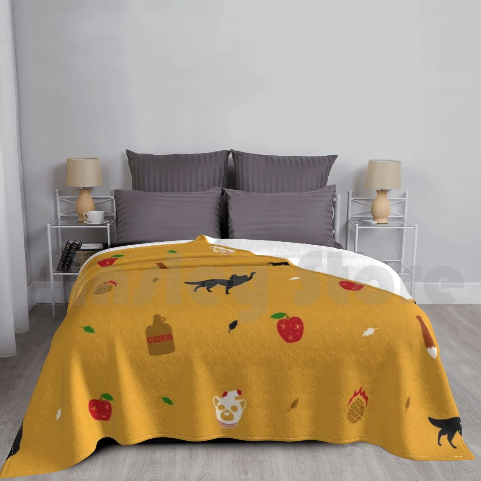 

Fantastic Mr. Fox Blanket Fashion Custom 1332 Wes Anderson Fantastic Mr Fox Fantastic Fox Mr Fox Autumn Fall