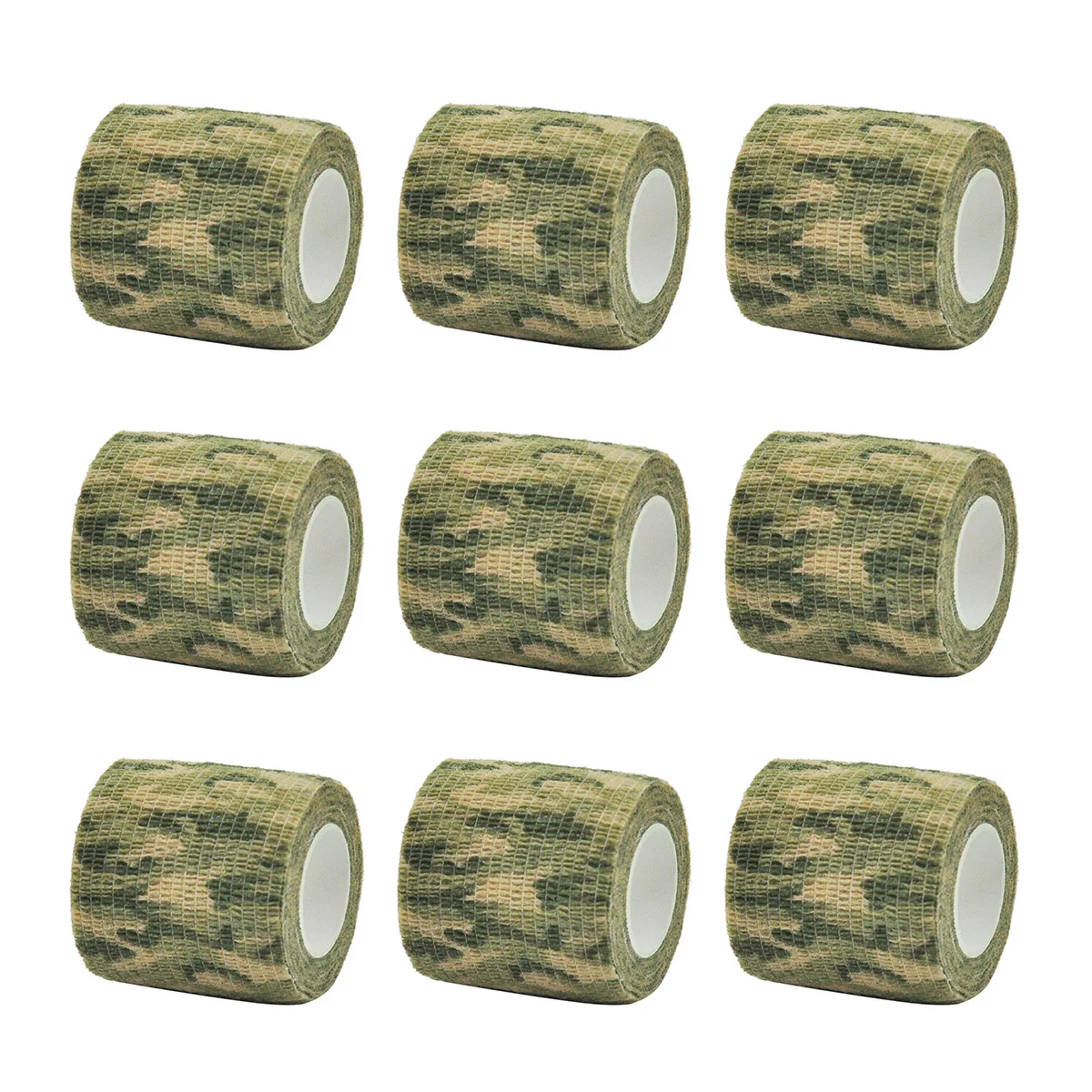 

1/6/10Pcs grassland Camouflage Elastic Wrap Tape Self Adhesive Sports Protector Ankle Knee Finger Arm Bandage