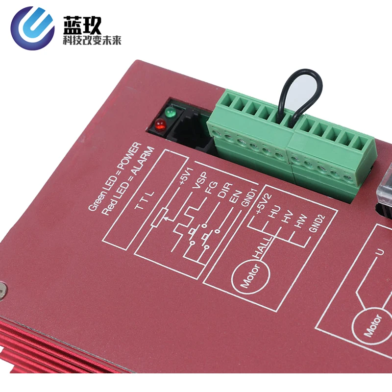 LK-BL2210F high power 220V 1000w 1500w  brushless motor driver controller 10A high power bldc controller without or with hall