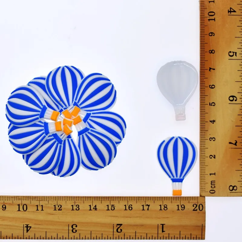 10 pcs hot-air Balloon Cute Small Soft Patches Ornaments Fit DIY Handmade Crafts Accessory For T Shirt Pants