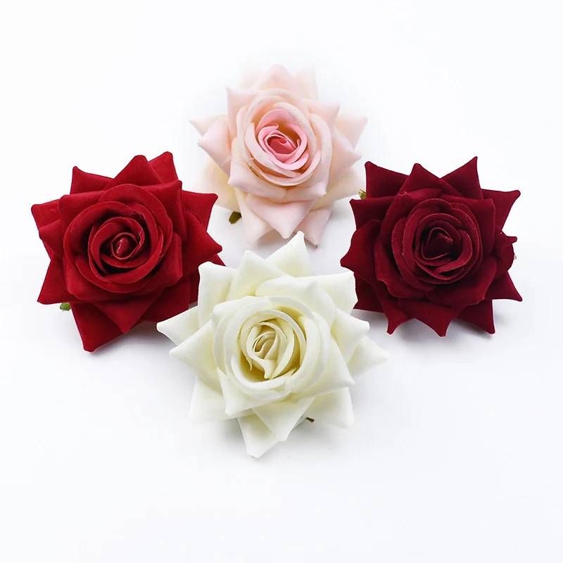5/10 Stück Künstliche Blumen Großhandel Günstige DIY-Geschenke Süßigkeitenbox Scrapbook für Hochzeit Wand Weihnachtsdekorationen für Zuhause – Detail 1