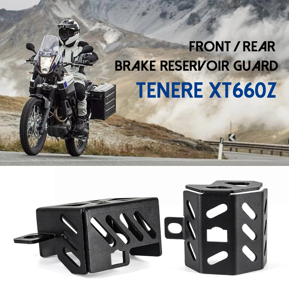 

Motorcycle Accessories Front / Rear Brake Reservoir Protective Guard OIL CUP Protector Cover For Yamaha Tenere XT660Z XT 660 Z