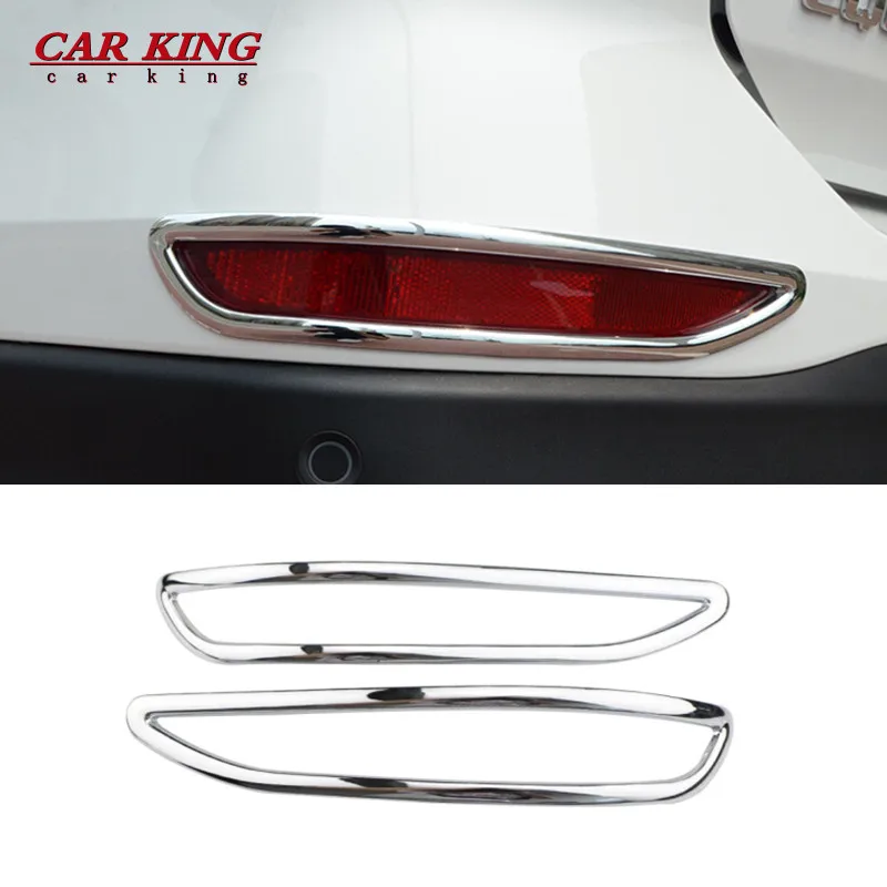 

For Chevrolet Equinox 2017 2018 - 2020 ABS Chrome Car rear fog lampshade frame Cover Trim sticker accessories Car styling 2pcs