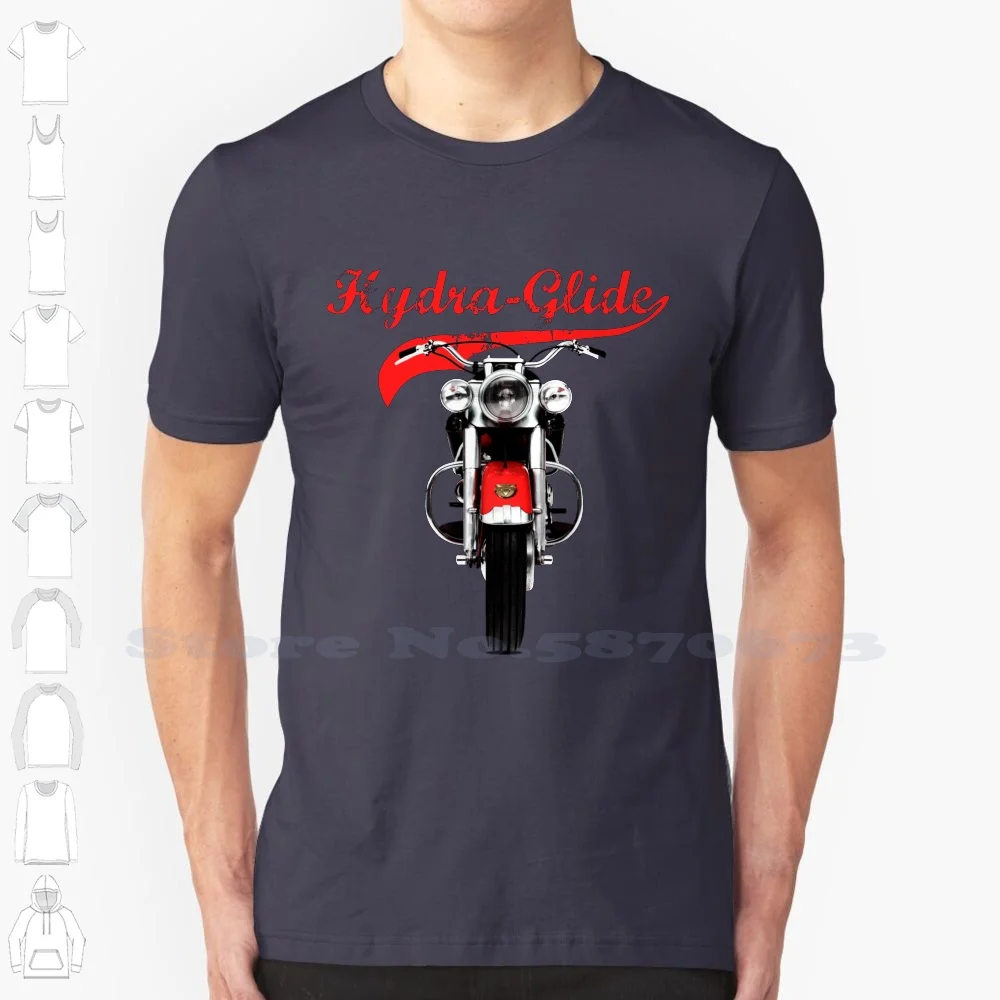 The 1954 Glide 100% Cotton T-Shirt Motorcycle Vintage Vintage Motorcycle Transportation Antique Vintage Glide Panhead